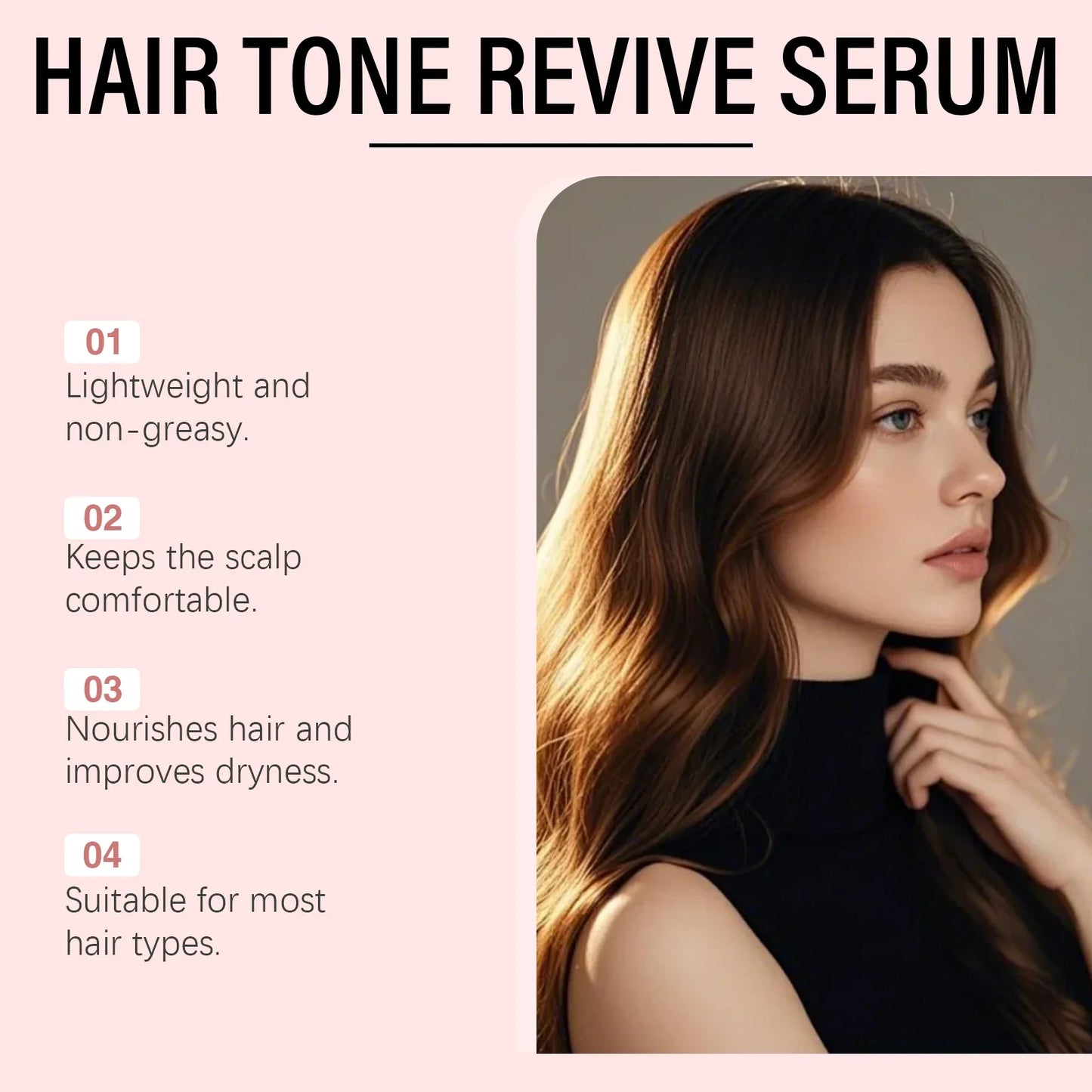 Smoothing Hair Serum – Shine, Nourish & Non-Greasy Essence