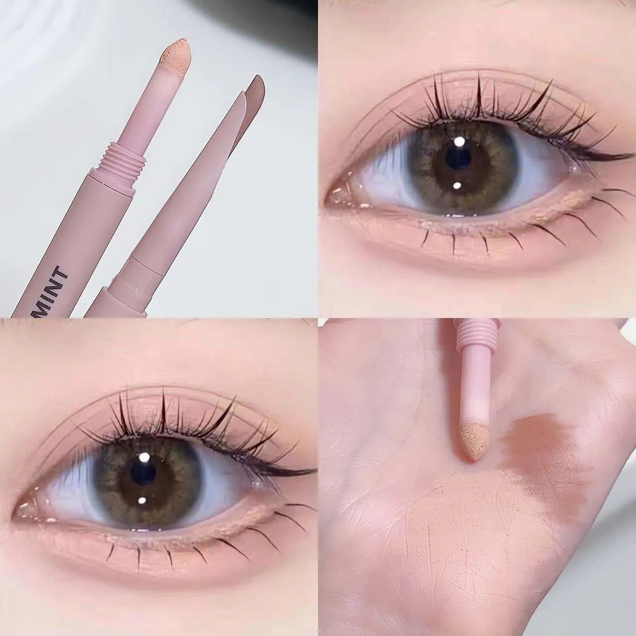 Double-Ended Lying Silkworm Pen – Waterproof Glitter Eyeliner