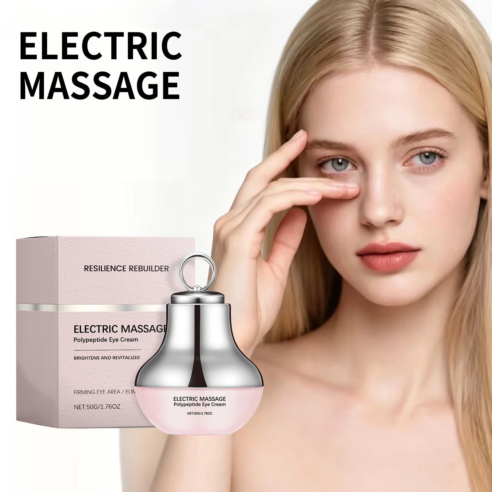 Electric Massage Eye Cream Firming Moisturizing Lifting Fine Line Fade Dark Circles Anti-Wrinkle Reduces Crow's Feet Eye Care Peaceful Pleasures Health and Wellness