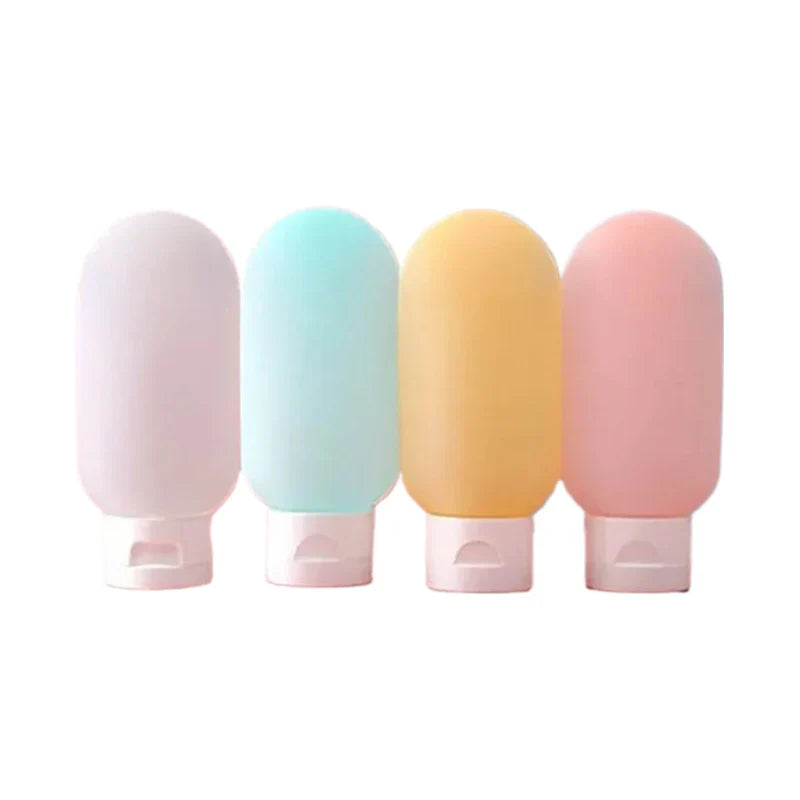 4-Pack 60ml Refillable Travel Squeeze Bottles – TSA Approved