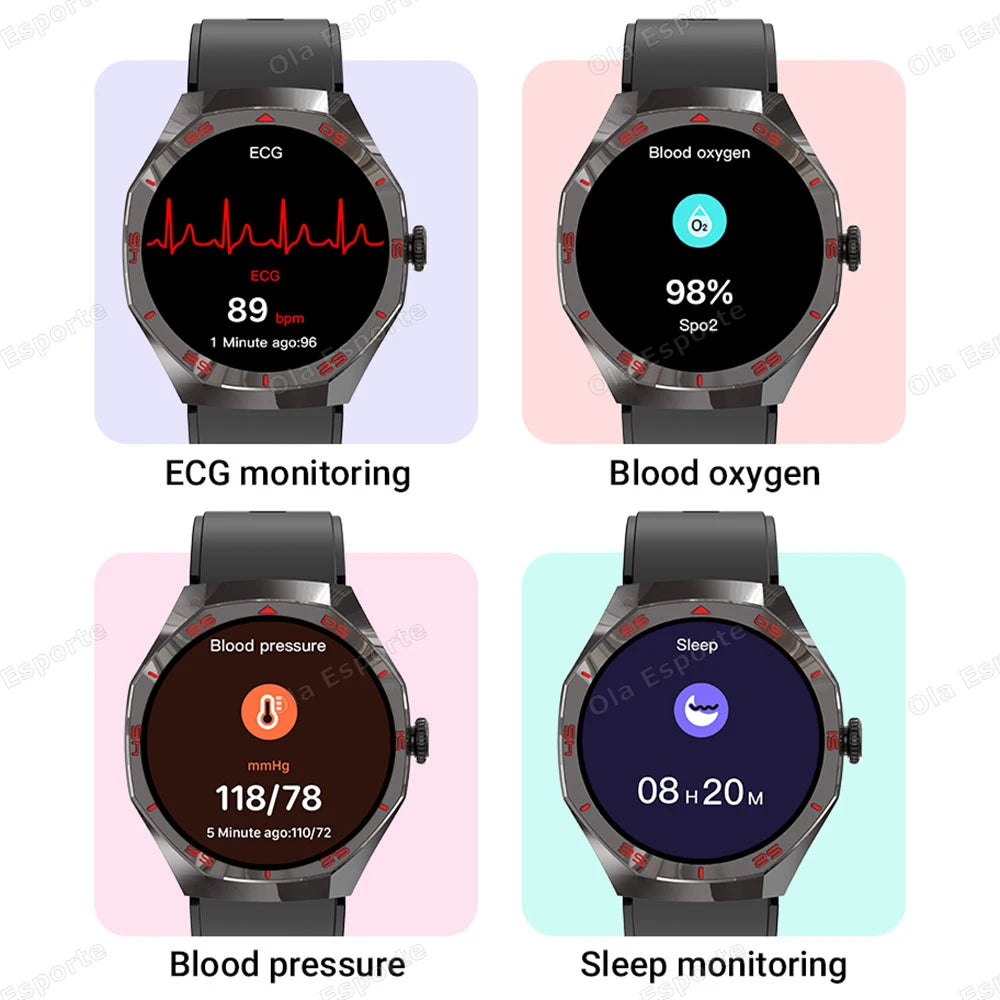 Ola Esporte 2025 Smart Watch – Bluetooth Call & Fitness Tracker
