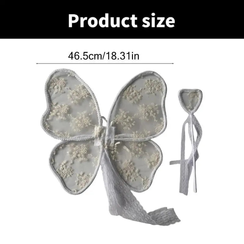 Kids Lace Angel Butterfly Wing Prop – Baby Photography Costume