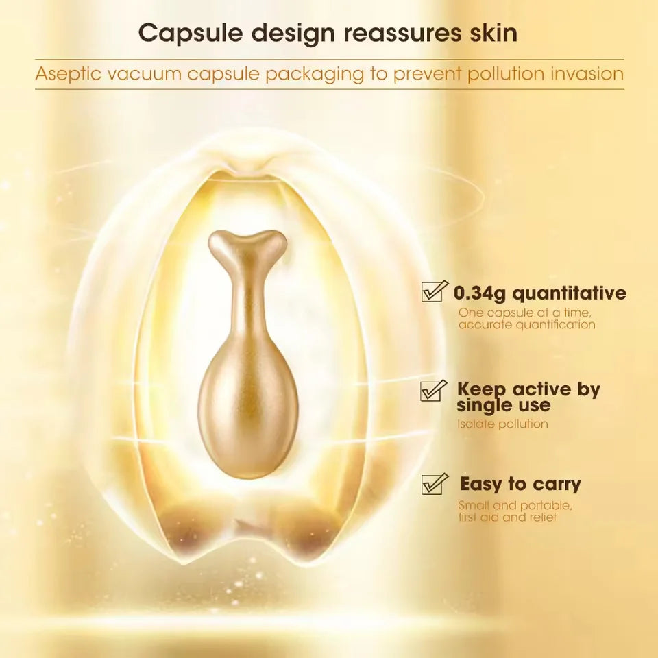 Fullerene Placenta Capsule Serum – Hyaluronic Acid & Vitamin E