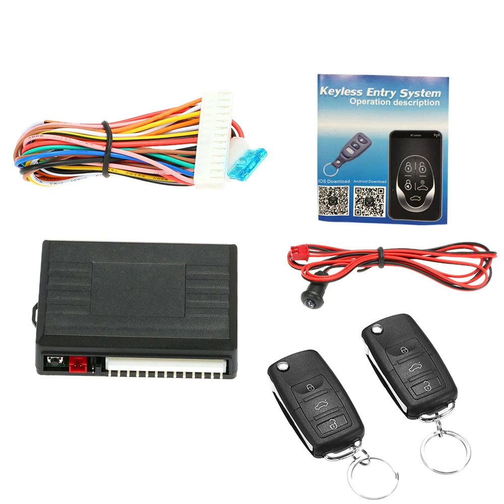 Universal Car Central Locking Kit | Keyless Entry Remote
