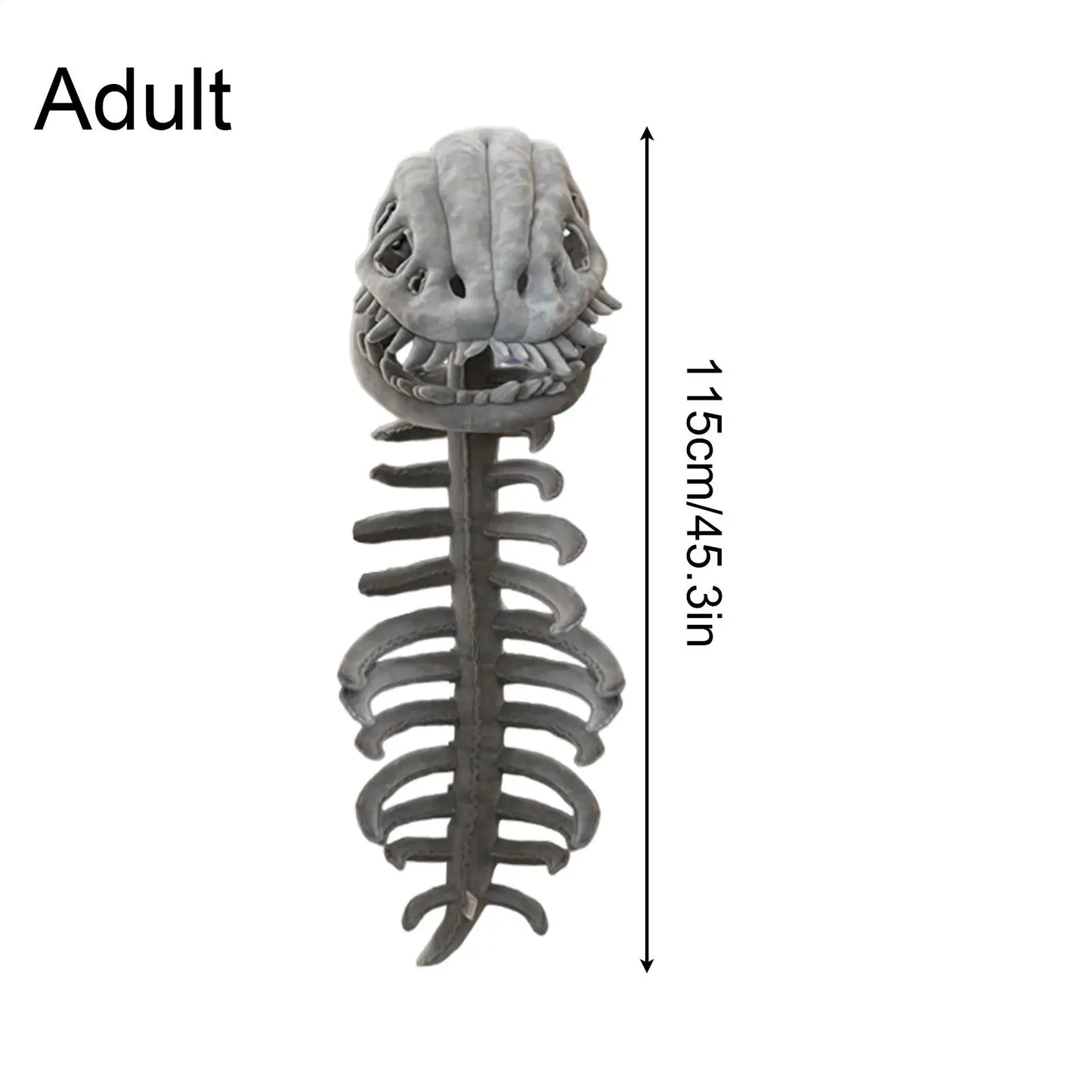 Dinosaur Skeleton Plush Costume | Kids & Adults Halloween Cosplay