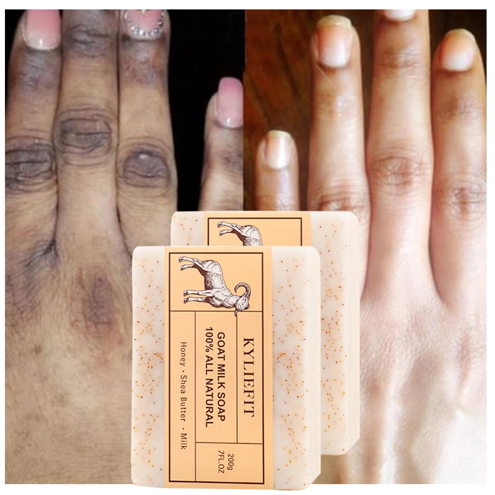 AILKE Organic Goat Milk Soap Bar | Honey & Shea Butter