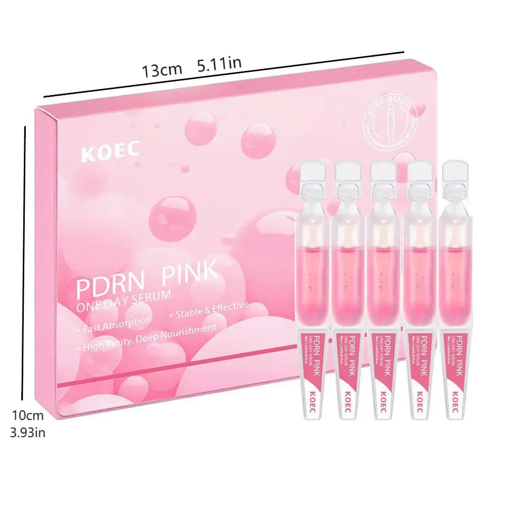 10 bottles of powdered peptide essence in one box, hydrating and moisturizing SALMON PDRN facial essence Peaceful Pleasures Health and Wellness