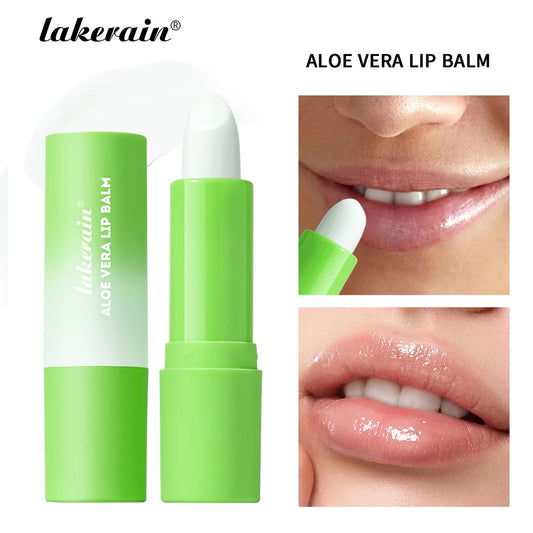 Natural Aloe Vera Lipstick Long-Lasting Refreshing Moisturizing Daily Care Lip Balm Fade-Resistant Nourishing Lip Care Peaceful Pleasures Health and Wellness