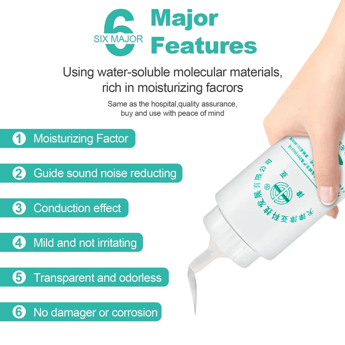 Ultrasonic Coupling Gel for Beauty Machines – 250ml x2