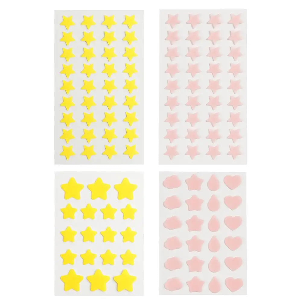 Colorful Star Shaped Acne Patch Hydrocolloid Salicylic Acid Spot Treatment Concealer Acne Pimple Patch Makeup Tool Peaceful Pleasures Health and Wellness