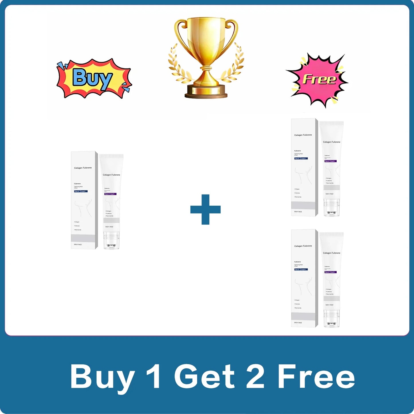Roller Ball Collagen Neck Cream – Firming & Hydrating 50g