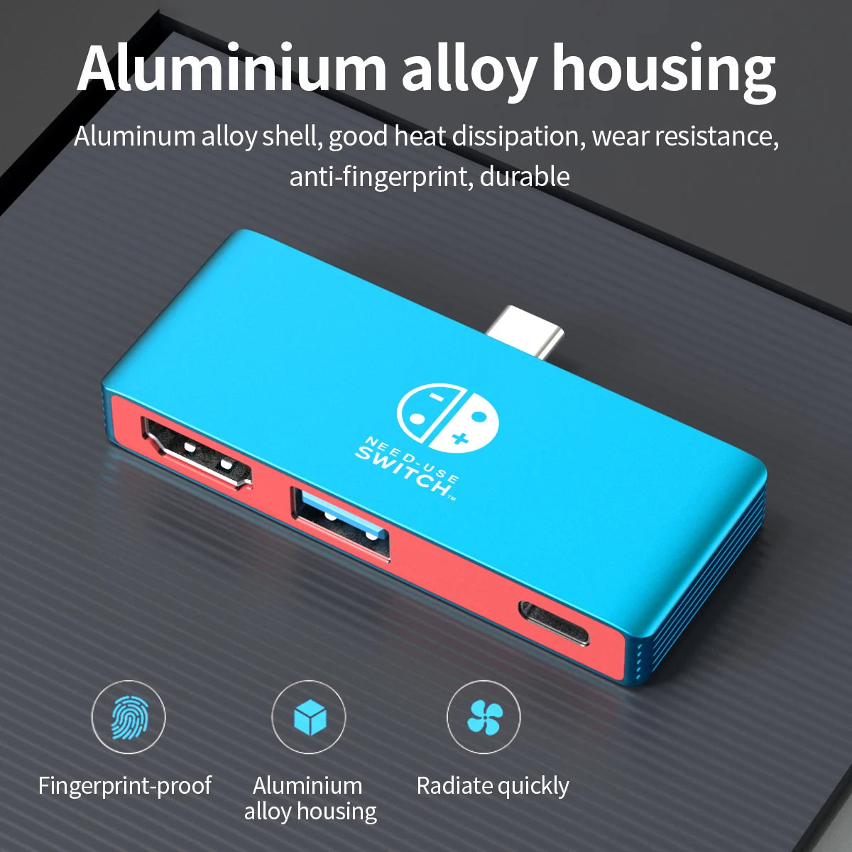 USB-C to HDMI 3-in-1 Hub | 4K, PD 100W, USB 3.0 Adapter