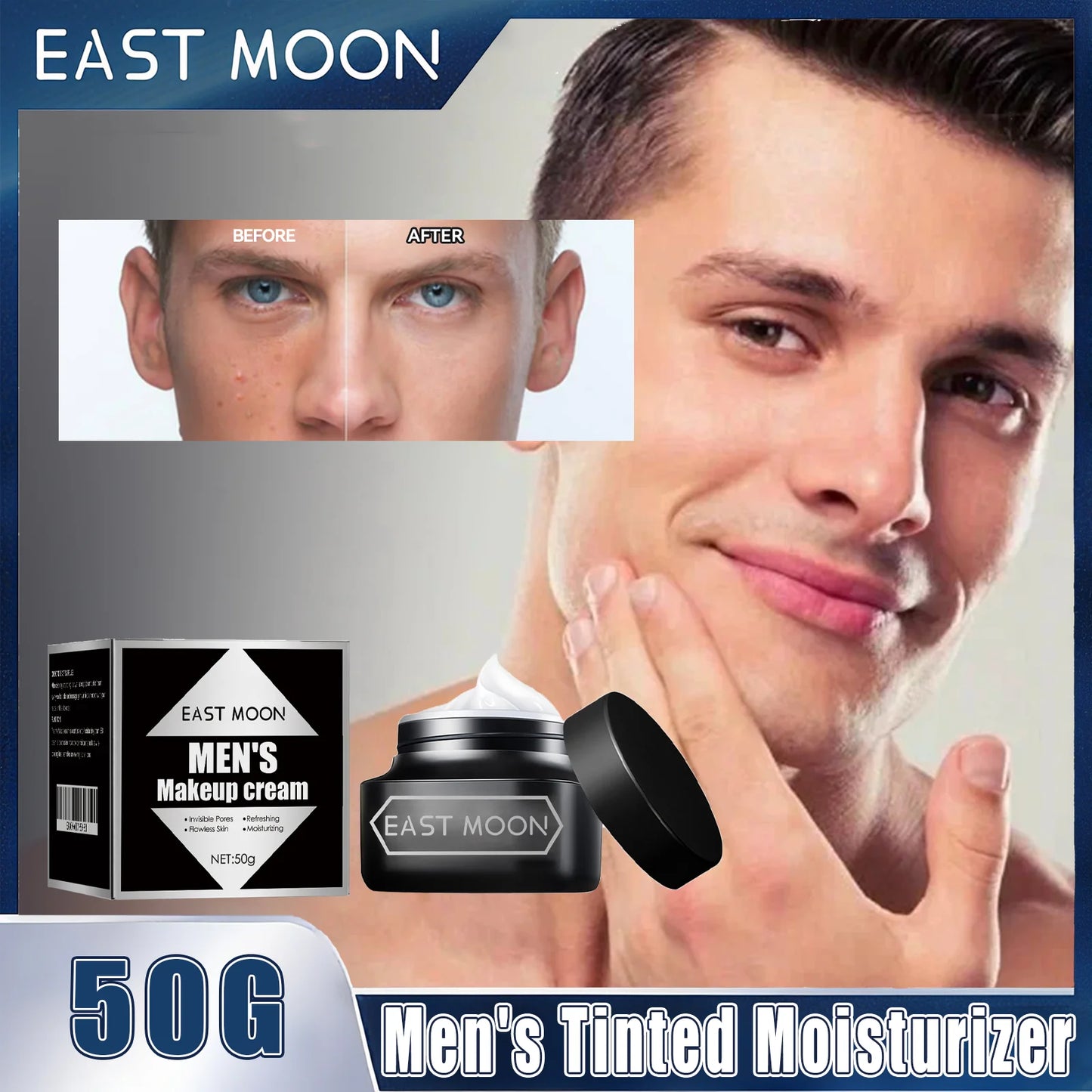 Men's Tinted Moisturizer BB Cream | Brightening & Hydrating