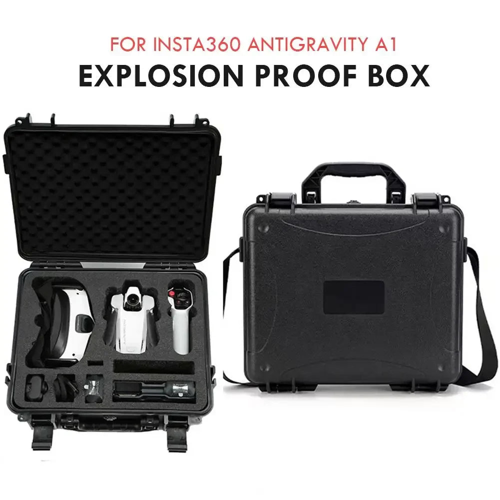 Explosion-Proof Hard Case For Insta360 Antigravity A1 Waterproof Shockproof Protective Bag Handbag Suitcase Drone Accessories Peaceful Pleasures Health and Wellness