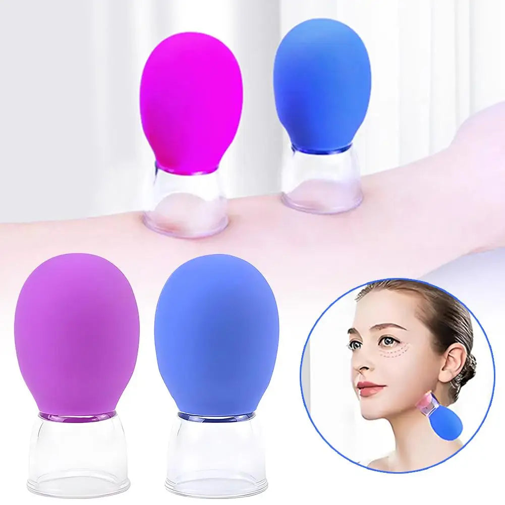 SADOER Silicone Facial Cupping Massager – Anti-Wrinkle Vacuum Cup