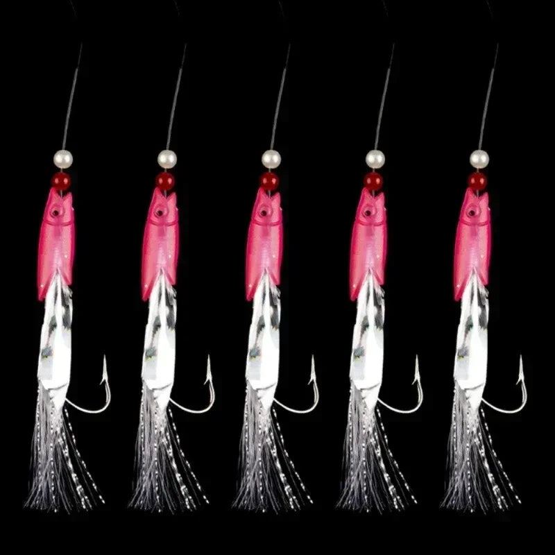 Multi-color Soft Silverskin Fishing Lure Imitation Shrimp Bait