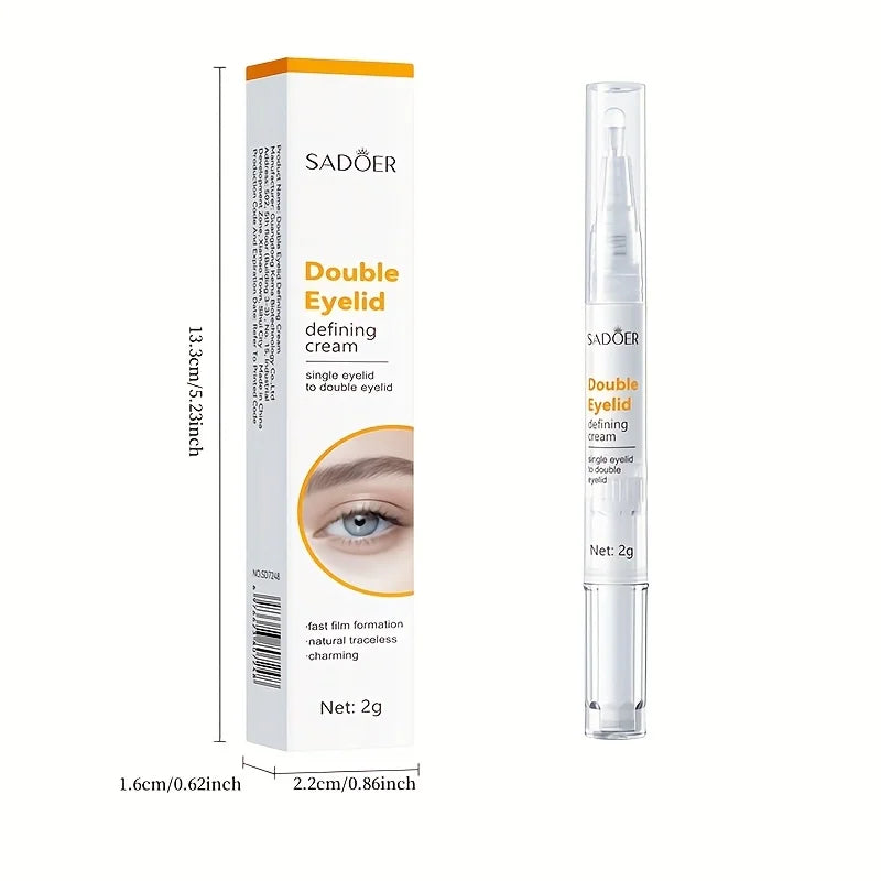 SADOER Double Eyelid Shaping Cream – Waterproof, Long-Lasting