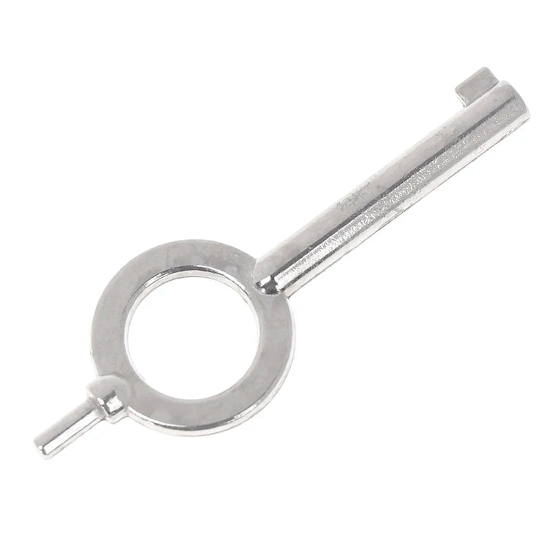 American Style Universal Flat Key Blank Special Key Handcuff Lock Key Zinc Alloy Keychain 4.7*1.7cm Peaceful Pleasures Health and Wellness
