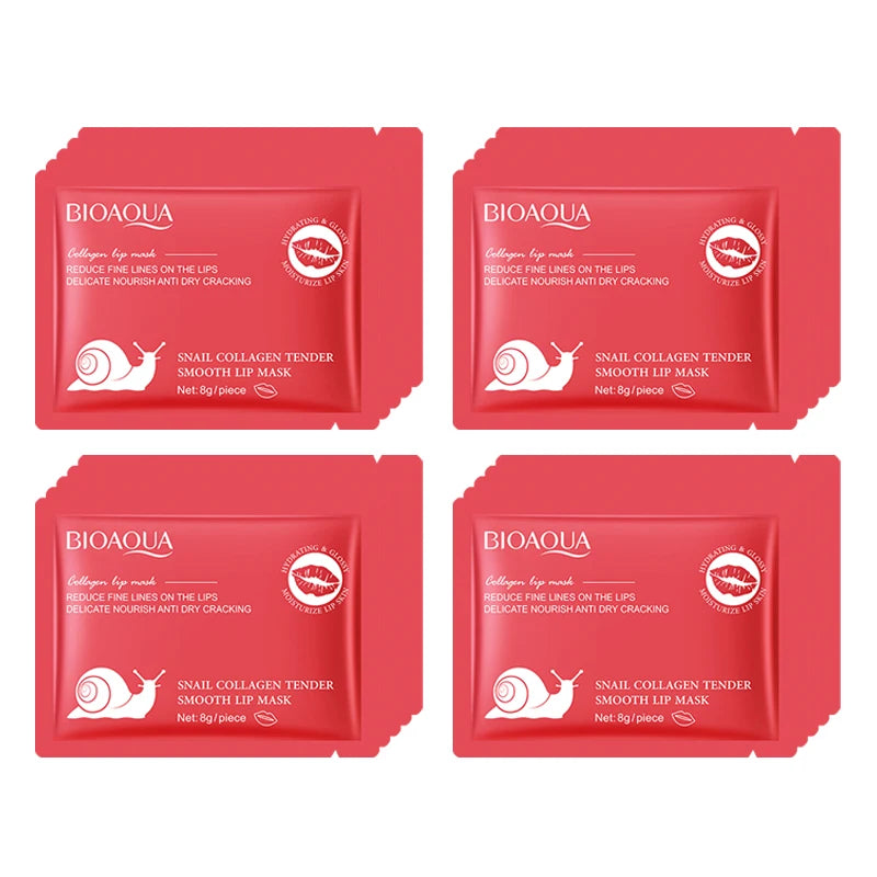 BIOAQUA Collagen Lip Mask 20pcs – Hydrating Lip Plumper