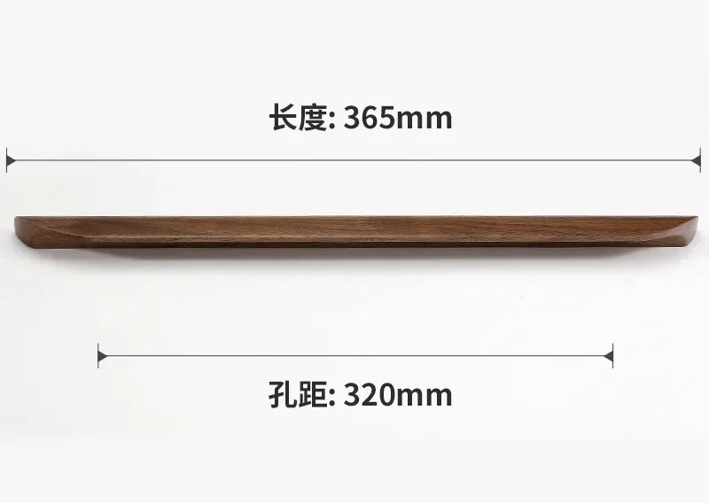 Natural Walnut Wood Cabinet & Drawer Handles | Modern Pull