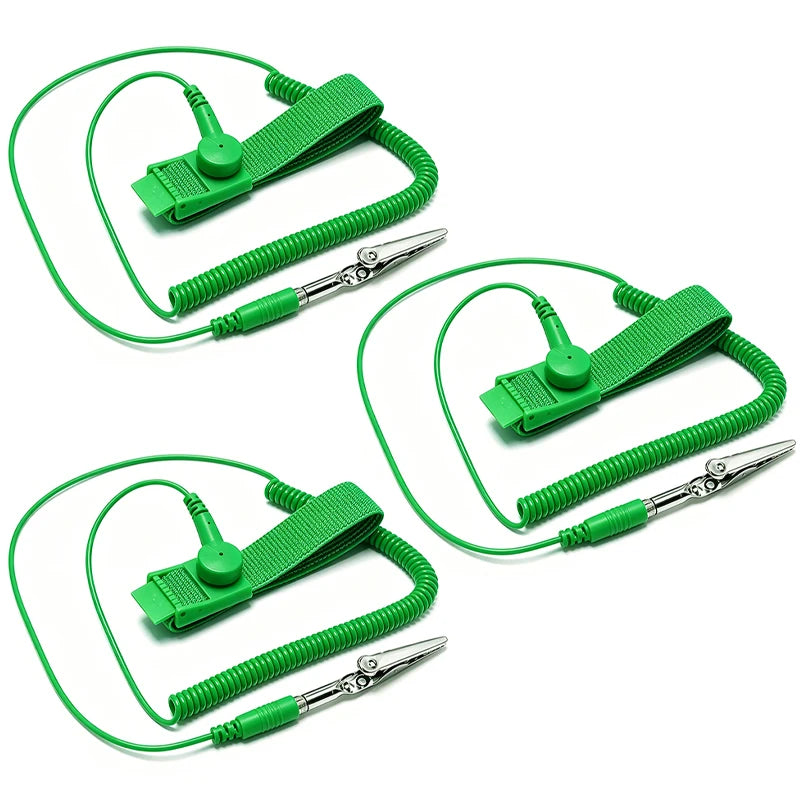 Anti-Static ESD Wrist Strap Grounding Band with Alligator Clip