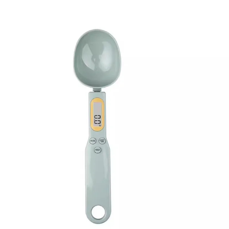 Digital Measuring Spoon with Clear Display - Portable Scale Spoon for Pet Food, Tea, Milk Powder - Kitchen and Dorm Restaurant Peaceful Pleasures Health and Wellness Dark Green