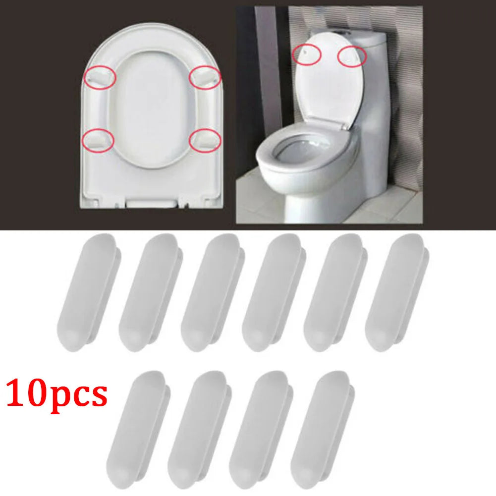 Toilet Seat Buffer Cover Cushion Stopper Noise Reduction White Stop