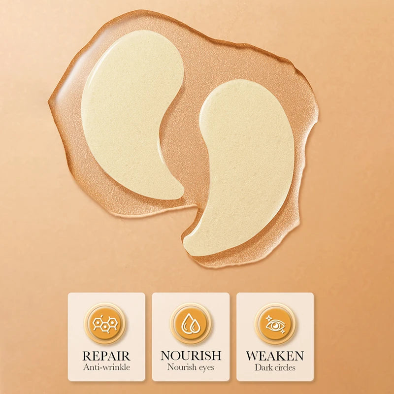 SADOER Crystal Collagen Eye Masks 60pcs – Dark Circles & Bags