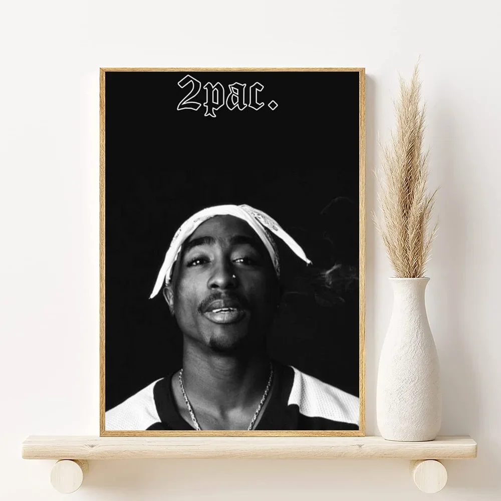 2Pac Minimalist Canvas Poster | Hip-Hop Wall Art Decor