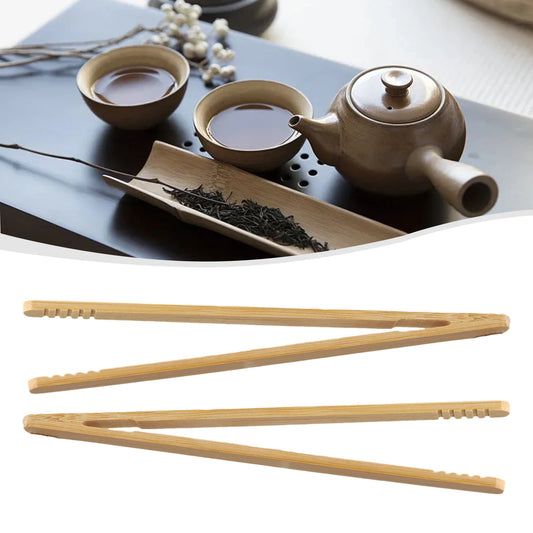 Wooden Tea Clips Food Toast Salad Tongs Toaster Sugar Ice Tong Peaceful Pleasures Health and Wellness