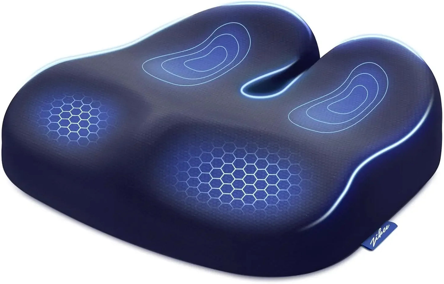 Ergonomic Memory Foam Seat Cushion for Office, Car, and Home - U-Shaped Design Relieves Hip and Tailbone Pain Peaceful Pleasures Health and Wellness United States