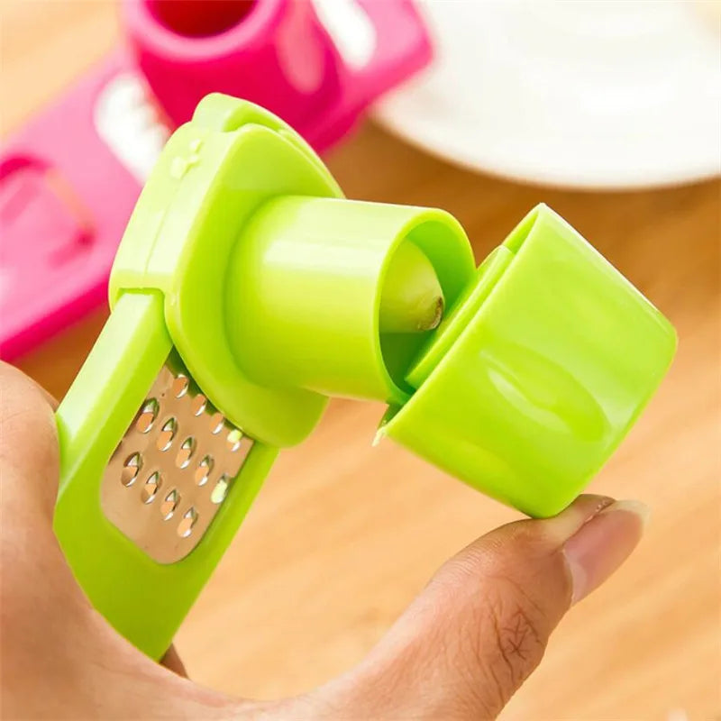 Multi Functional Garlic Grinder Household Accessories Creative Garlic Puree Maker Kitchen Cooking Tool Plastic Garlic Pestle New Peaceful Pleasures Health and Wellness