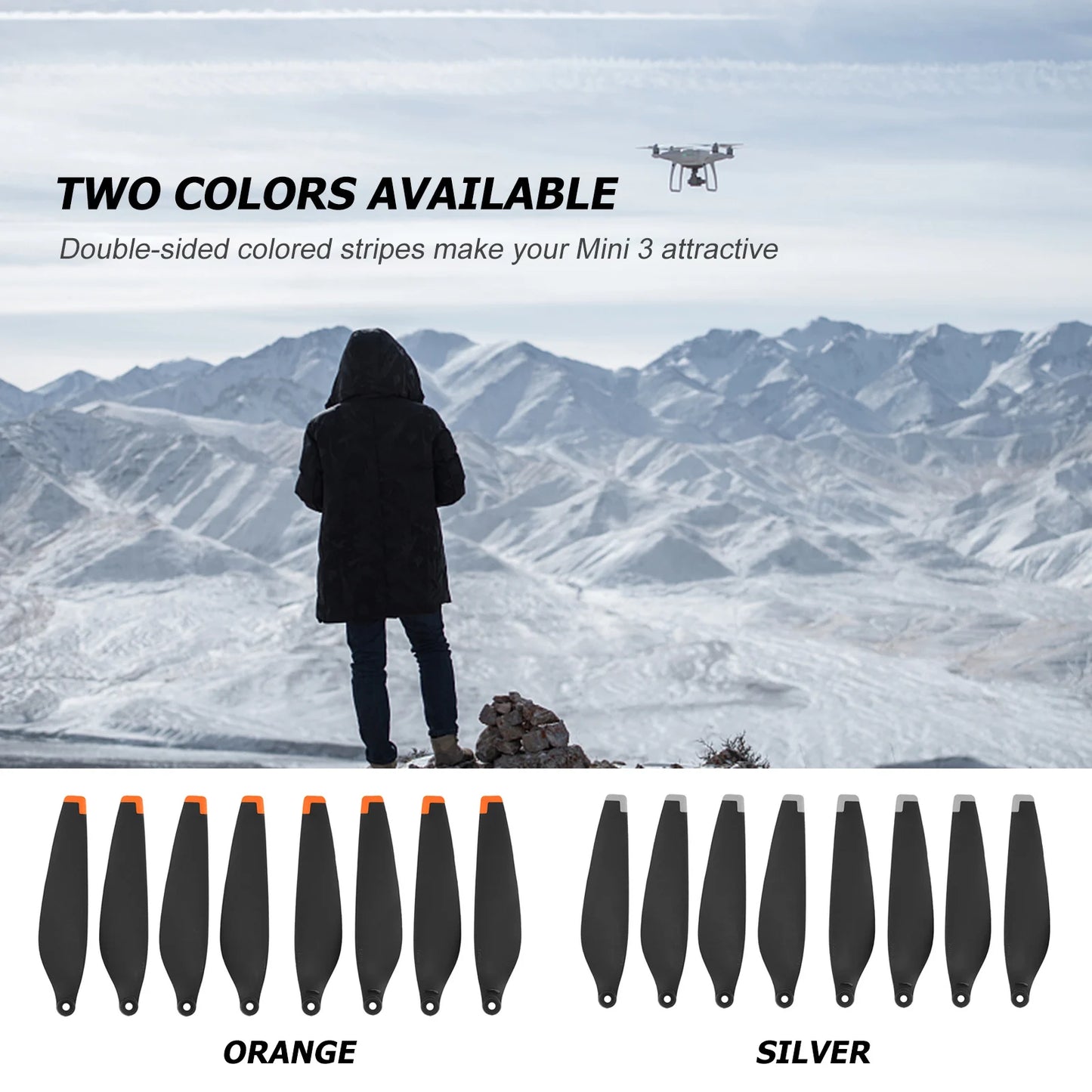 8pcs Replacement Propellers for DJI Mini 3 – Low Noise PC Peaceful Pleasures Health and Wellness