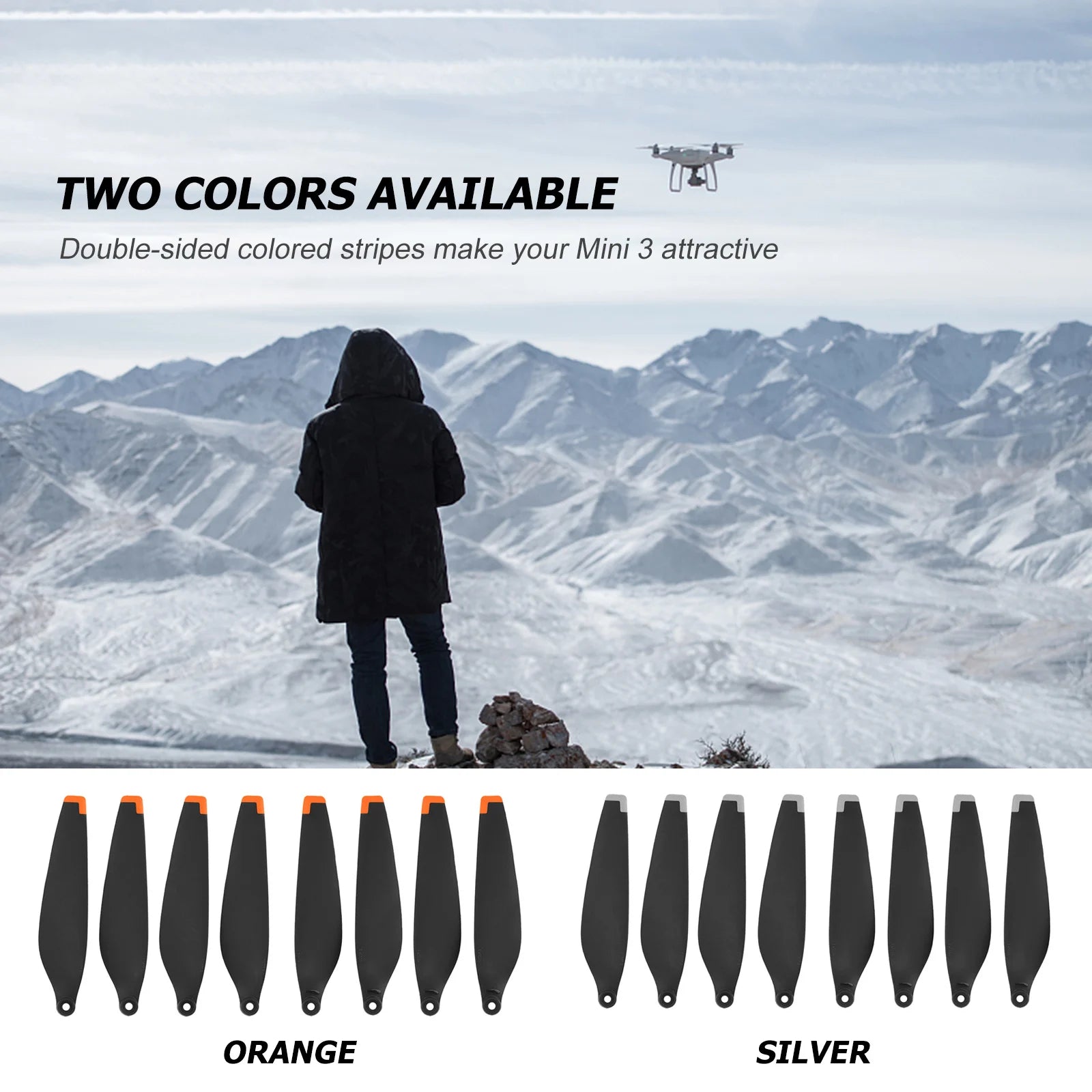 8pcs Replacement Propellers for DJI Mini 3 – Low Noise PC Peaceful Pleasures Health and Wellness