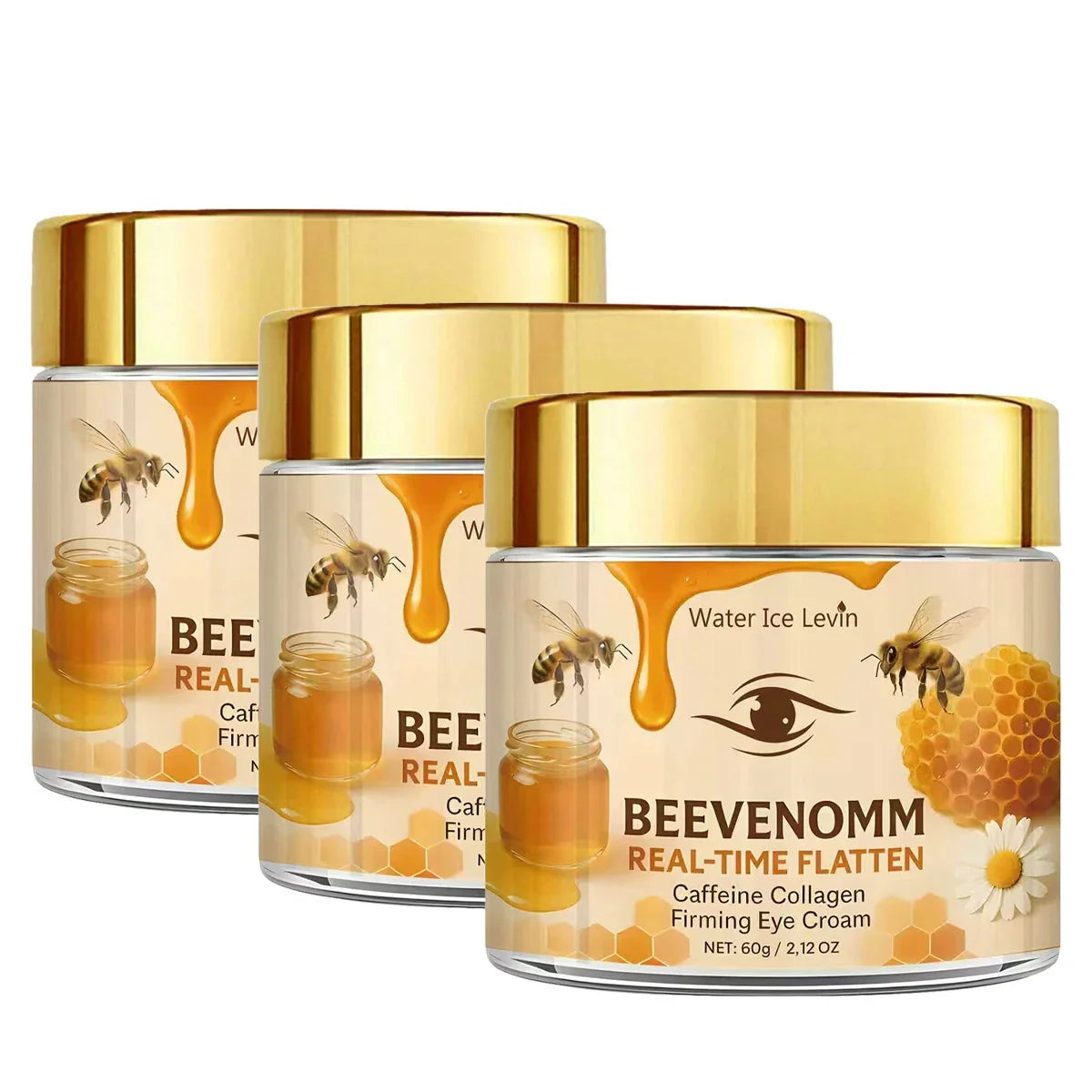 Bee Venom & Caffeine Firming Eye Cream – Collagen & HA 60g