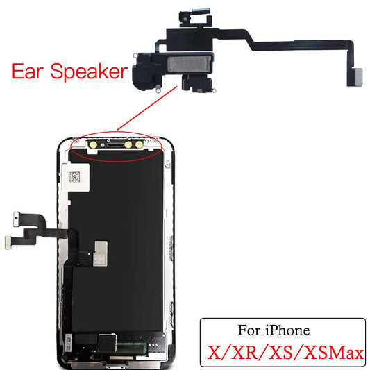 Ear Speaker Flex Cable Replacement for iPhone X XR XS Max Phone Replacement Part Oasis Select