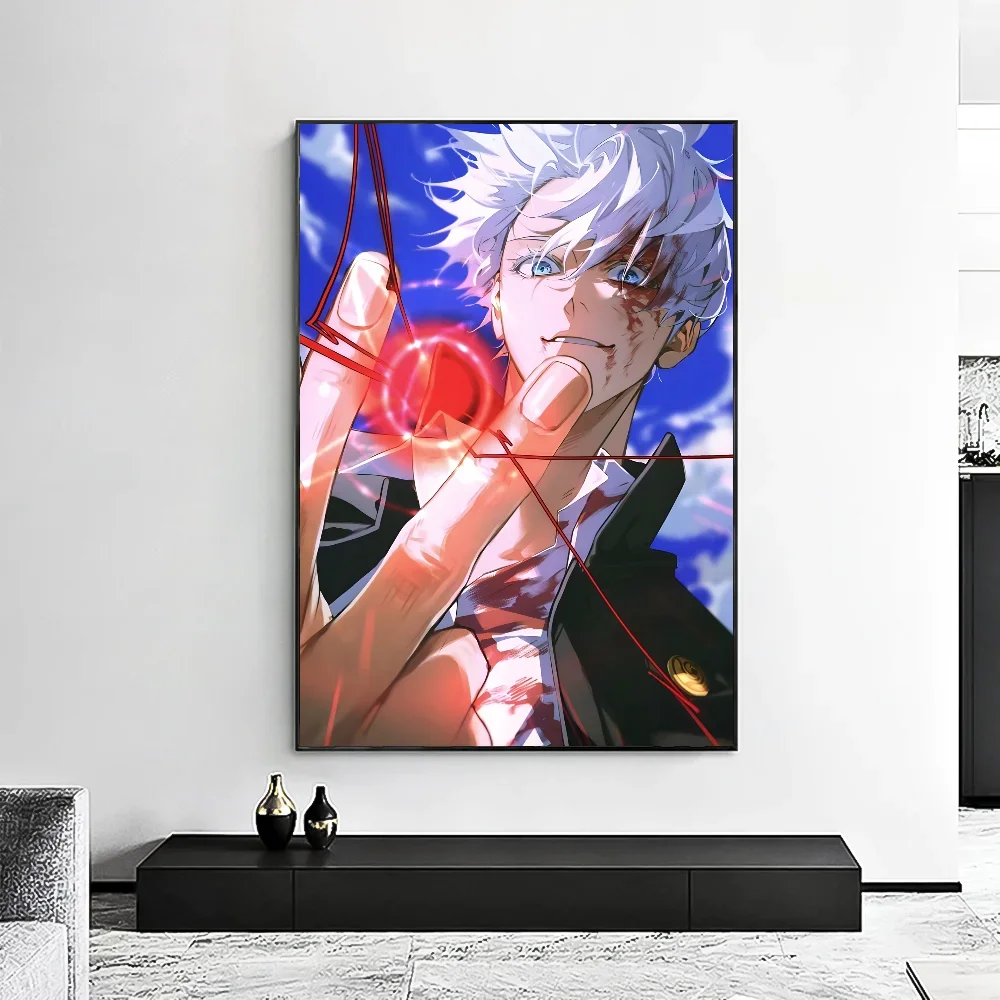 Satoru Gojo Canvas Wall Art | Jujutsu Kaisen Anime Poster