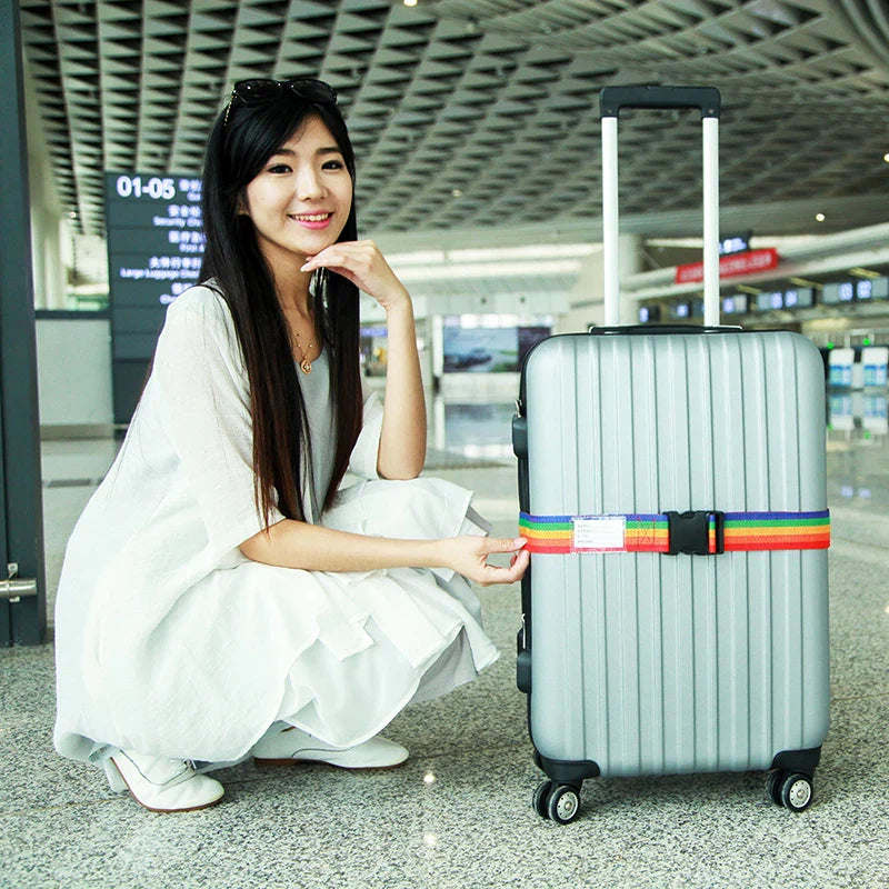 2M Nylon Luggage Strap with Combination Lock | Suitcase Belt