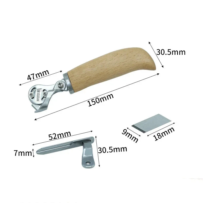 DIY Leather Trimming Knife | Carbon Steel Edge Cutting Tool