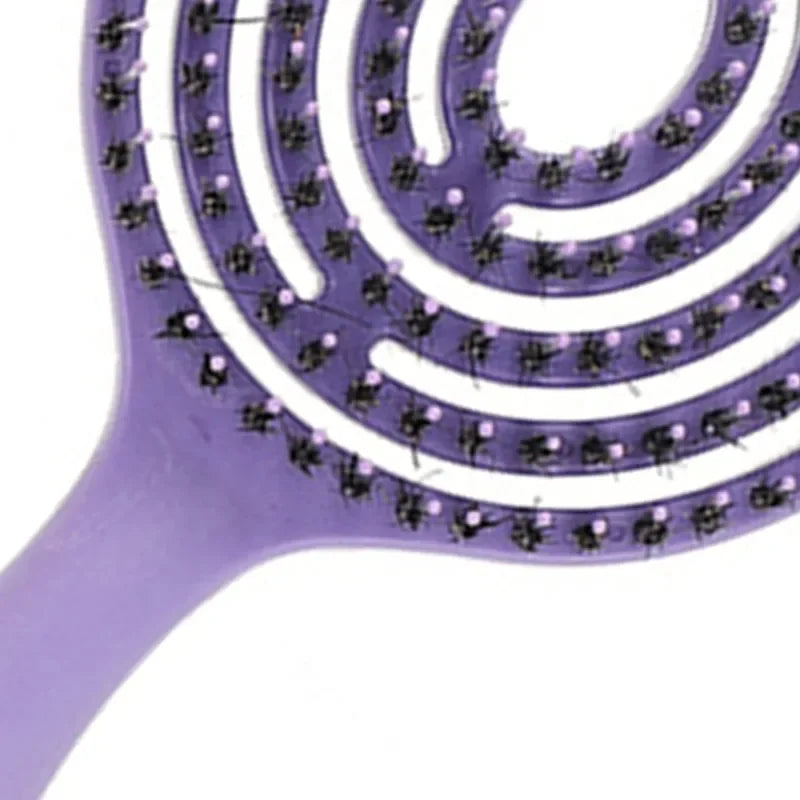 Boar Bristle Detangling Hair Brush – Scalp Massage Comb