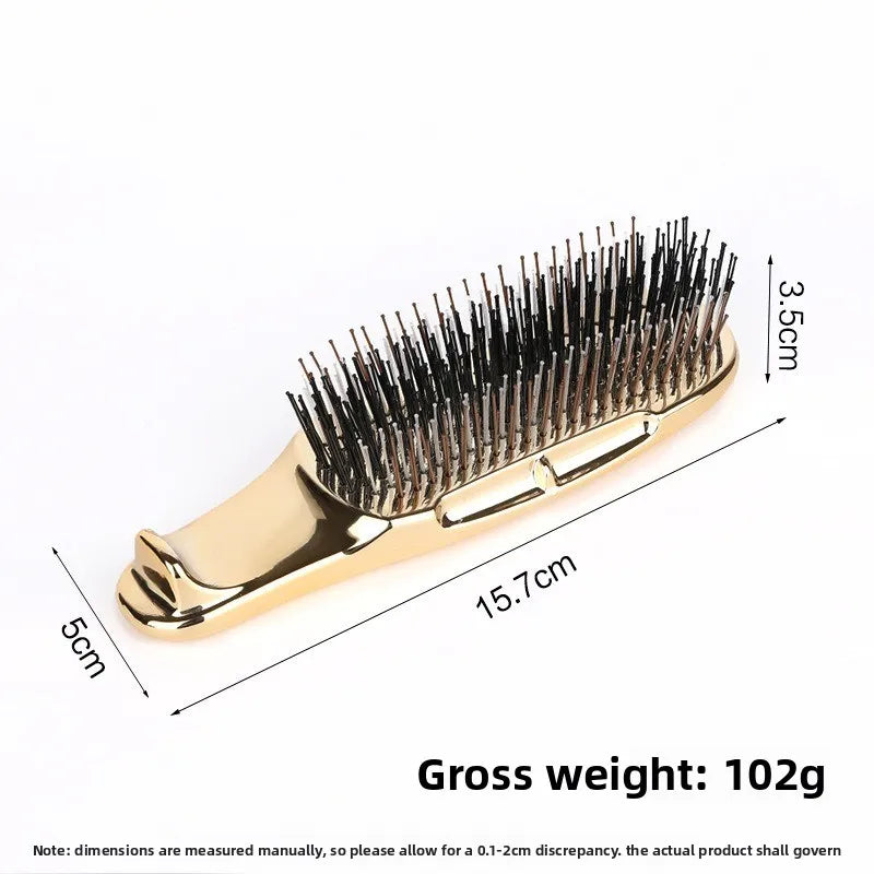 Comb Hair, Meridian Massage, Scalp Cleaning and Care, Dry and Wet Dual-use Portable Hair Comb Barber Accessories Peaceful Pleasures Health and Wellness