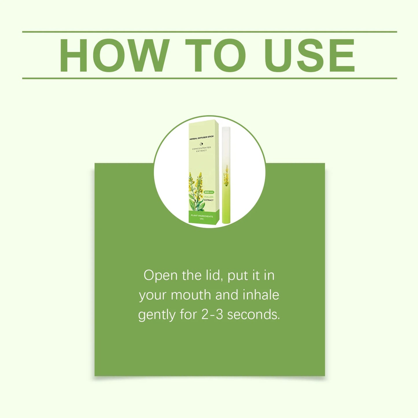 Herbal Aromatherapy Diffuser Pen – Natural Lung Cleanse Inhaler