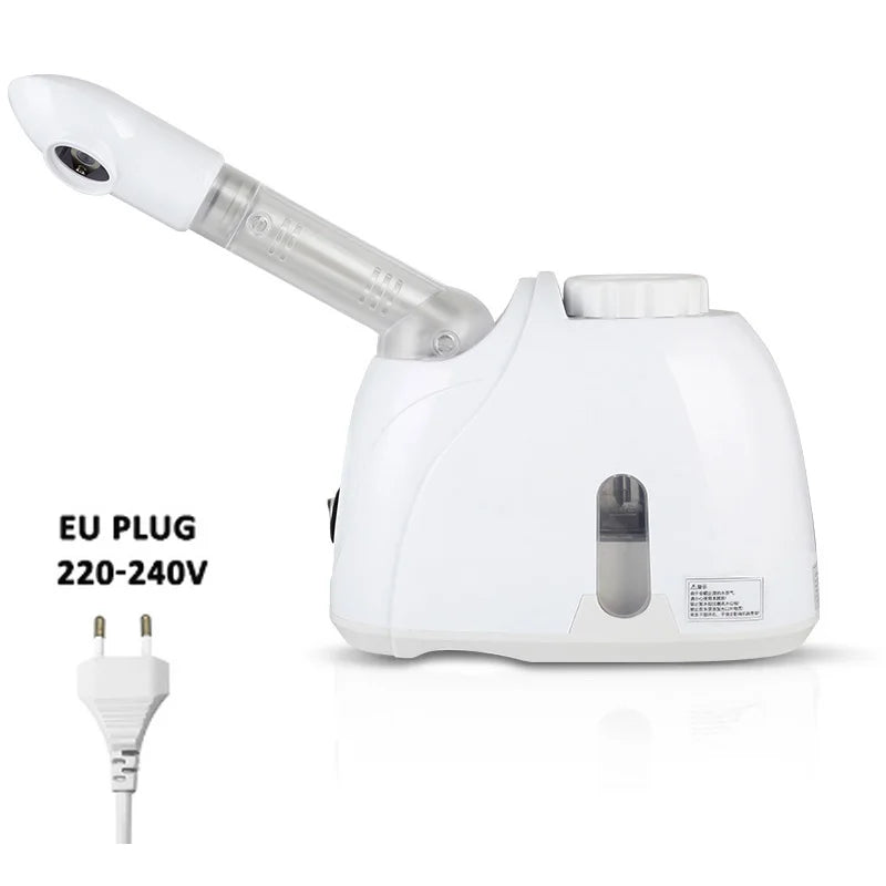 Professional Care Mini Appliances Face Nose Hot Spa Steamer Humidifier Vapozone Machine Nano Mist Spraer Facial Steamers Peaceful Pleasures Health and Wellness Dark Khaki