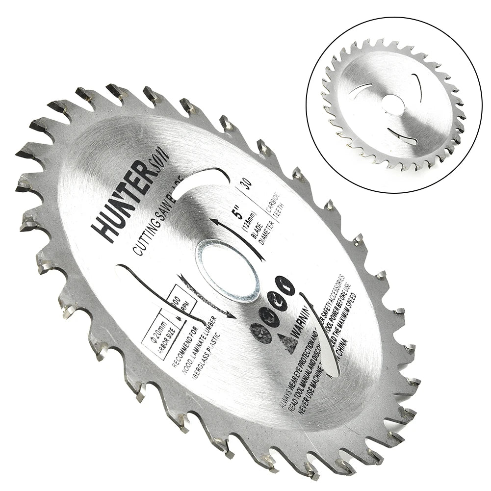 5 Circular Saw Blade Wood Cutting Disc 30 Teeth Bore Carbide