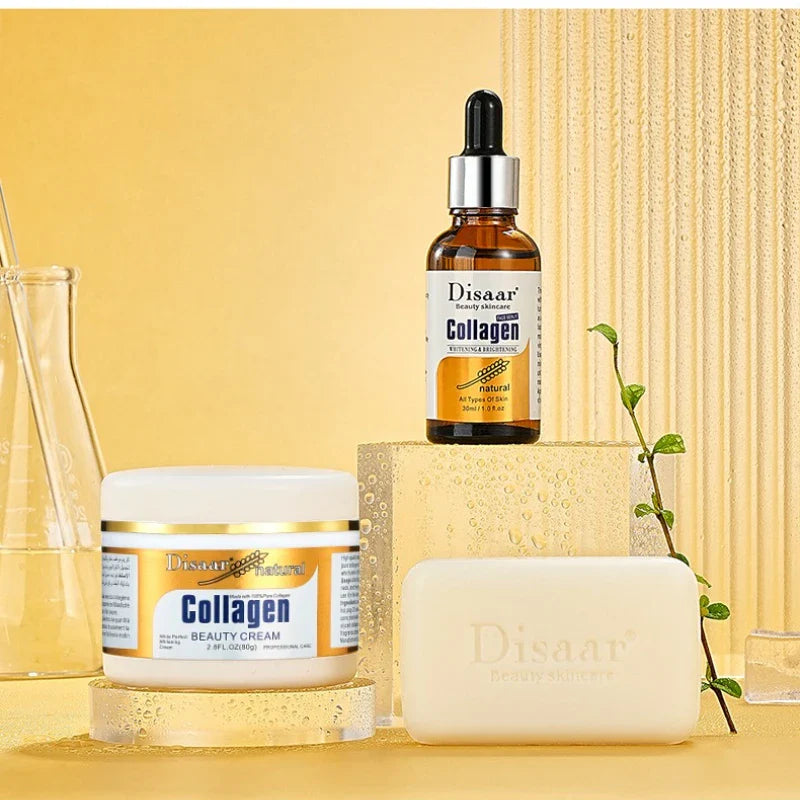 Disaar Collagen Brightening 3-Piece Facial Skin Care Set