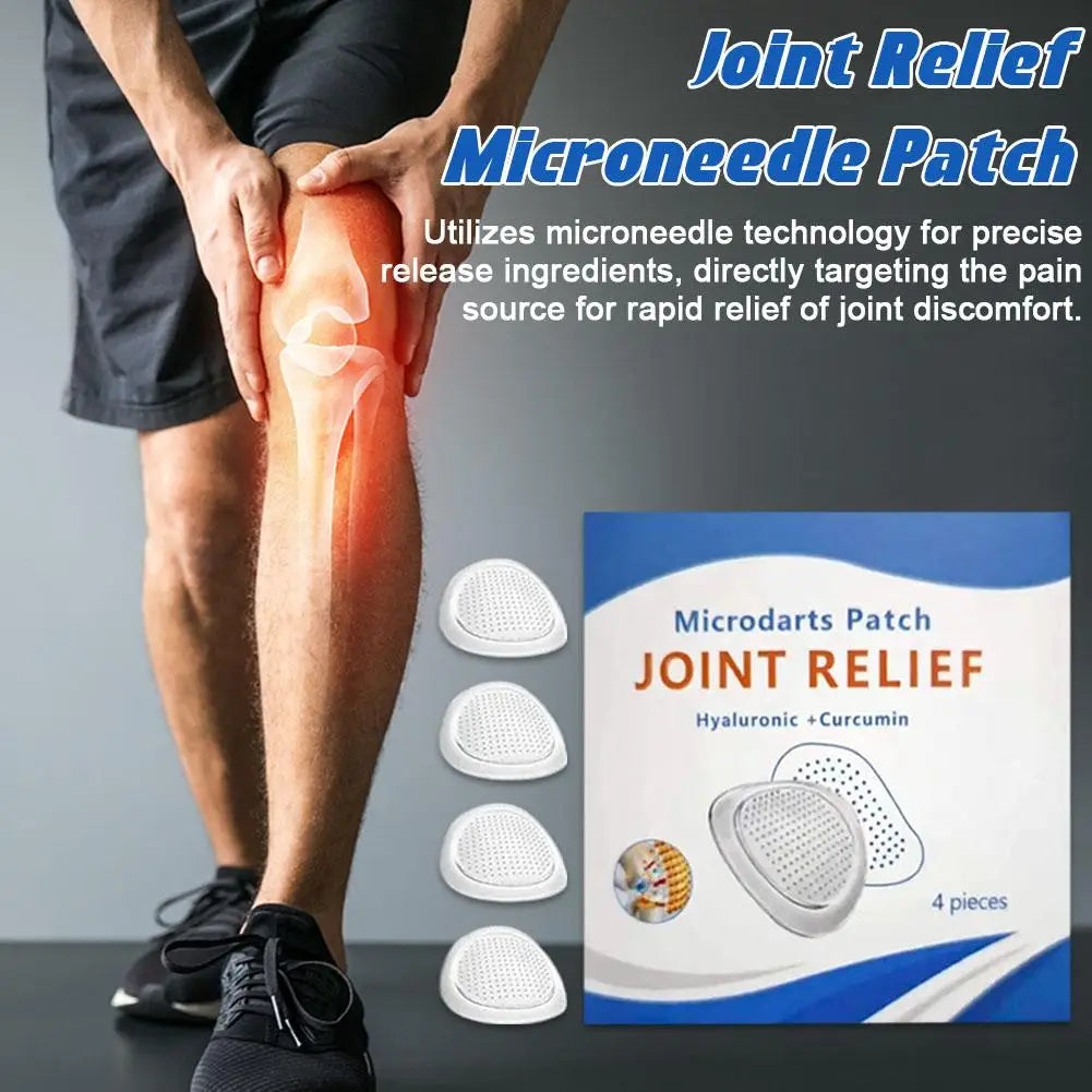 Microneedle Herbal Joint Comfort Patch – Waterproof 4 Pack