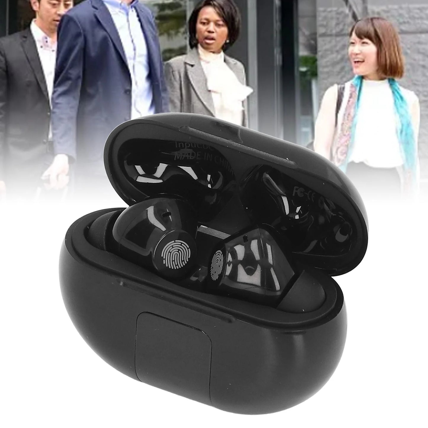 M10 Translator Earbuds Support 140 Languages Two Way Dual Mic Noise
