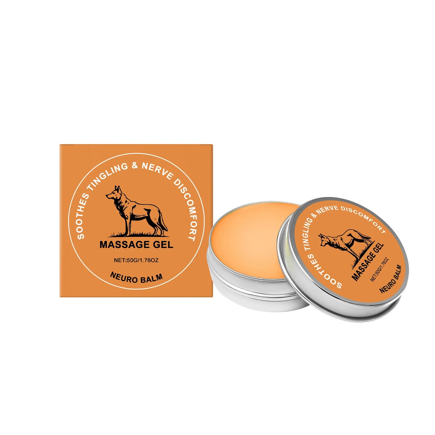 Nerve Relief Balm Fast-Acting Relief Joint Discomfort Deep Penetrate Nourish Knee Shoulder Joint Sport Support Joint Care Cream Peaceful Pleasures Health and Wellness 50g Boxed x 8pcs