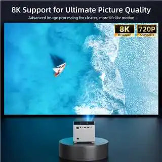 Xnano X3 Smart Projector Native 720P 190ANSI Android 9.0 Support 8K Dual WiFi BT5.0 Keystone Correction Home Theater Projector Peaceful Pleasures Health and Wellness