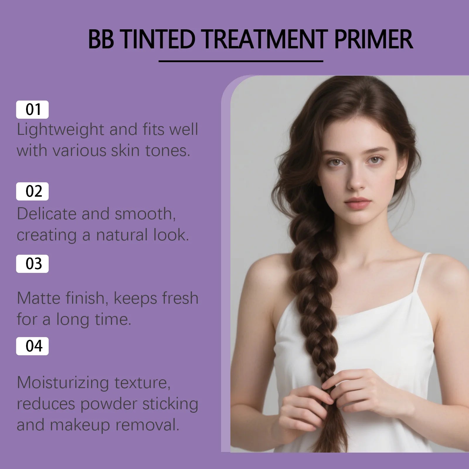 Sunscreen BB Cream Kit Efficient Sun Protection Balance Control Oil Cover Face Blemishes Perfect Makeup Facial Primer Foundation Peaceful Pleasures Health and Wellness
